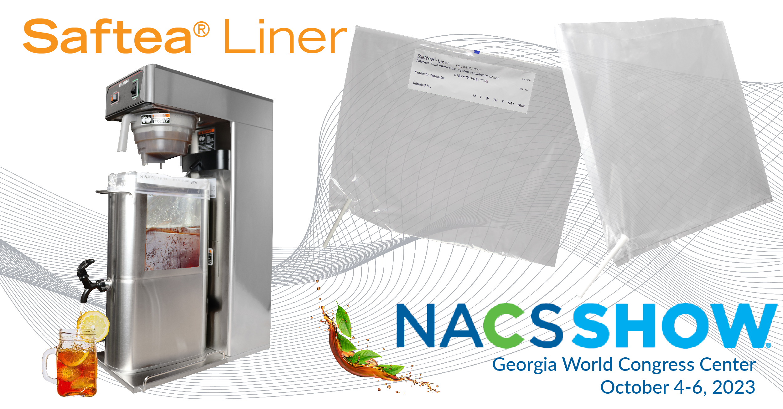 Saftea Liner is exhibiting at NACS in Atlanta October 4-6, 2023